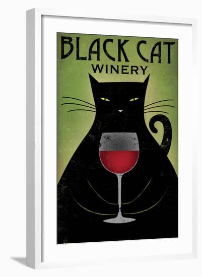 Black Cat Winery-Ryan Fowler-Framed Art Print