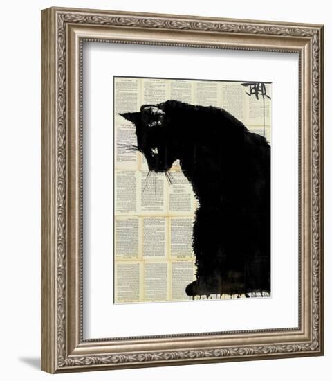 Black Cat-Loui Jover-Framed Art Print