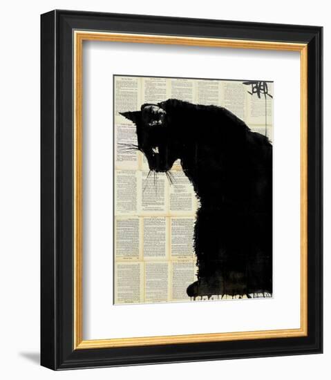 Black Cat-Loui Jover-Framed Art Print