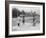 Black Children Playing Golf Photograph-Lantern Press-Framed Art Print