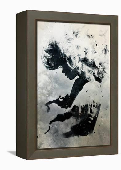 Black Cloud-Alex Cherry-Framed Stretched Canvas