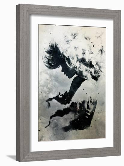 Black Cloud-Alex Cherry-Framed Art Print