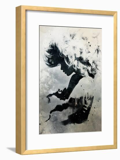 Black Cloud-Alex Cherry-Framed Art Print