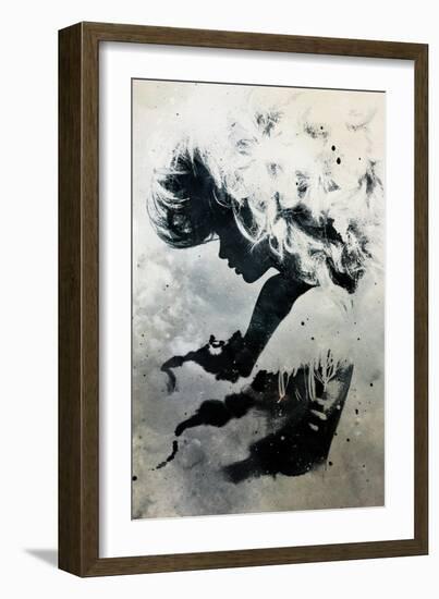 Black Cloud-Alex Cherry-Framed Art Print