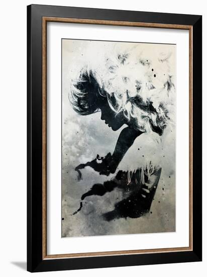 Black Cloud-Alex Cherry-Framed Art Print