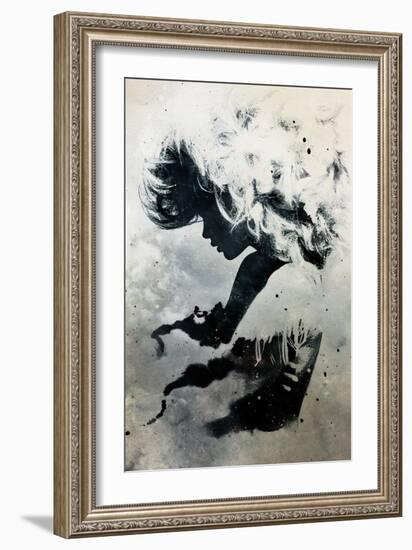 Black Cloud-Alex Cherry-Framed Art Print