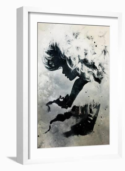 Black Cloud-Alex Cherry-Framed Art Print