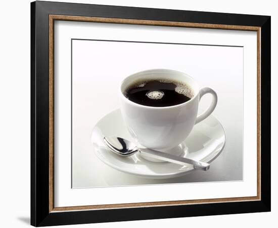 Black Coffee in a White Cup-Klaus Arras-Framed Photographic Print