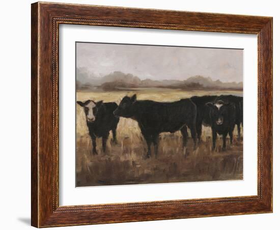 Black Cows I-Ethan Harper-Framed Art Print