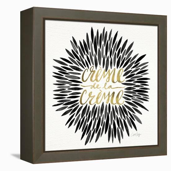 Black-CremeDeLaCreme-artprint-Cat Coquillette-Framed Premier Image Canvas