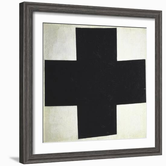 Black Cross-Kasimir Malevich-Framed Giclee Print