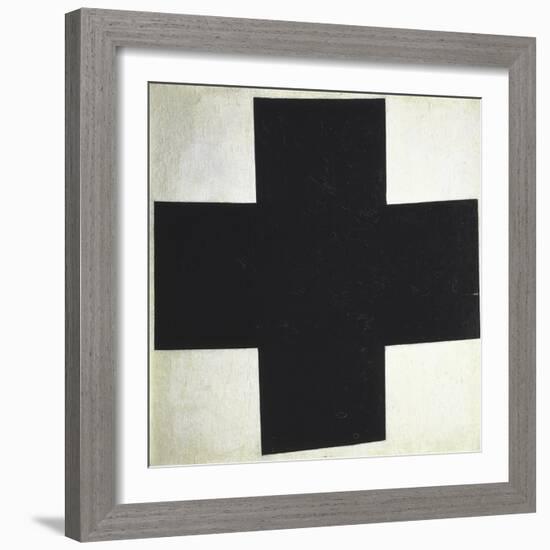 Black Cross-Kasimir Malevich-Framed Giclee Print