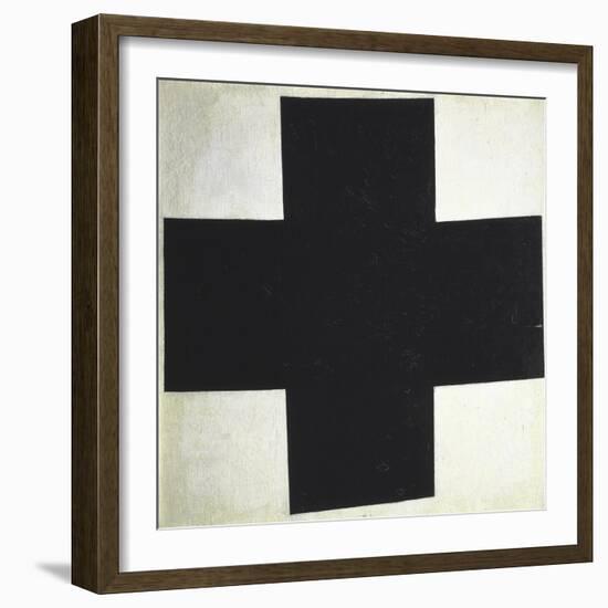 Black Cross-Kasimir Malevich-Framed Giclee Print