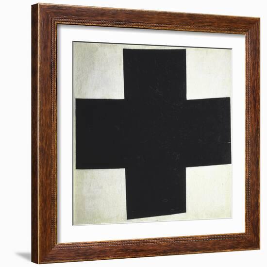 Black Cross-Kasimir Malevich-Framed Giclee Print