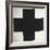 Black Cross-Kasimir Malevich-Framed Giclee Print