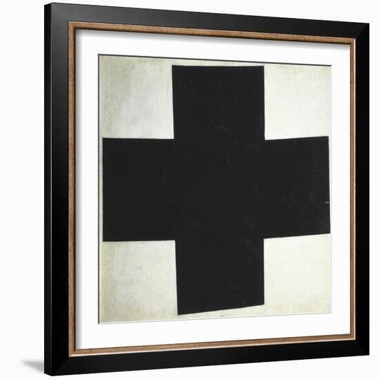 Black Cross-Kasimir Malevich-Framed Giclee Print