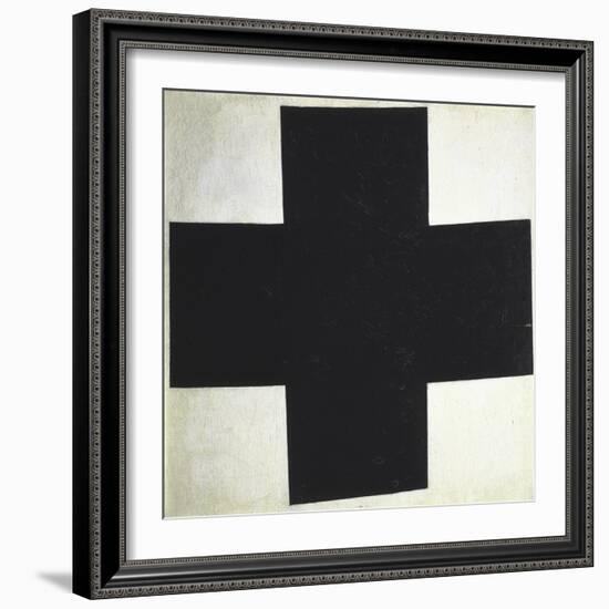 Black Cross-Kasimir Malevich-Framed Giclee Print