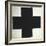 Black Cross-Kasimir Malevich-Framed Giclee Print