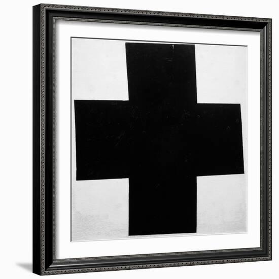 Black Cross-Kasimir Malevich-Framed Giclee Print