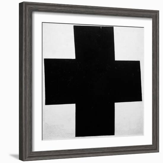 Black Cross-Kasimir Malevich-Framed Giclee Print