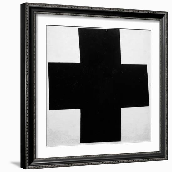 Black Cross-Kasimir Malevich-Framed Giclee Print