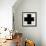 Black Cross-Kasimir Malevich-Framed Giclee Print displayed on a wall