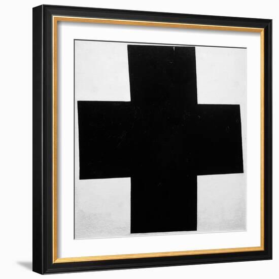 Black Cross-Kasimir Malevich-Framed Giclee Print