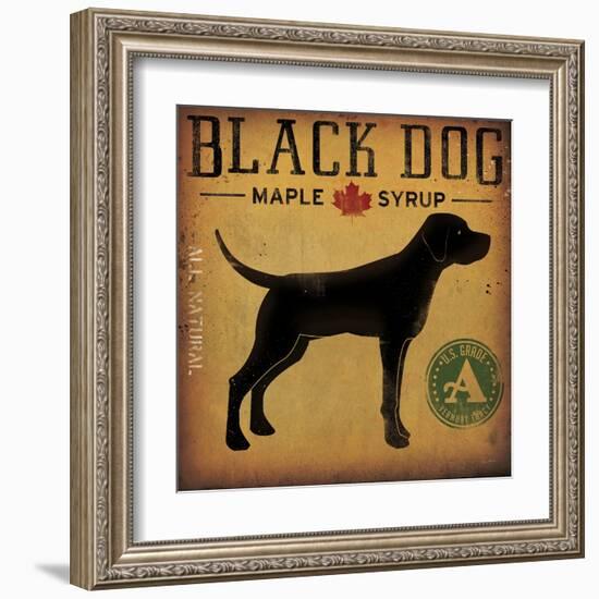 Black Dog at Show No VT-Ryan Fowler-Framed Art Print