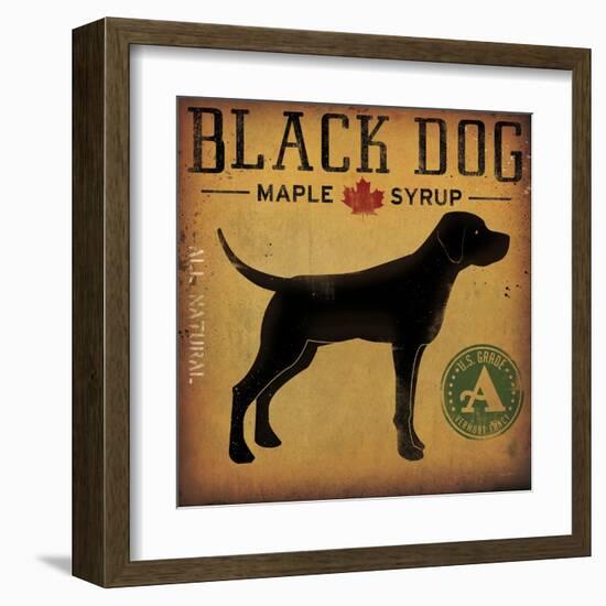 Black Dog at Show No VT-Ryan Fowler-Framed Art Print