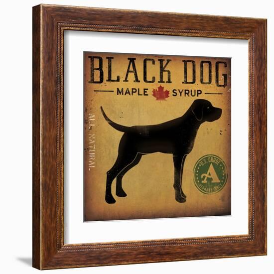 Black Dog at Show No VT-Ryan Fowler-Framed Art Print