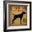 Black Dog at Show No VT-Ryan Fowler-Framed Art Print