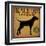 Black Dog at Show No VT-Ryan Fowler-Framed Art Print