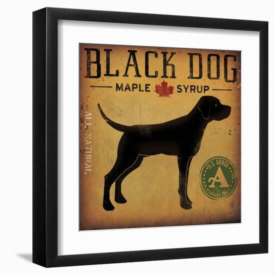 Black Dog at Show No VT-Ryan Fowler-Framed Art Print