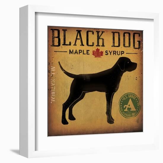 Black Dog at Show No VT-Ryan Fowler-Framed Art Print