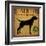 Black Dog at Show No VT-Ryan Fowler-Framed Art Print