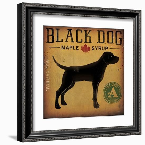 Black Dog at Show No VT-Ryan Fowler-Framed Art Print