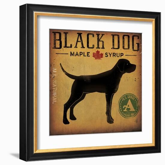 Black Dog at Show No VT-Ryan Fowler-Framed Art Print