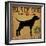 Black Dog at Show-Ryan Fowler-Framed Art Print