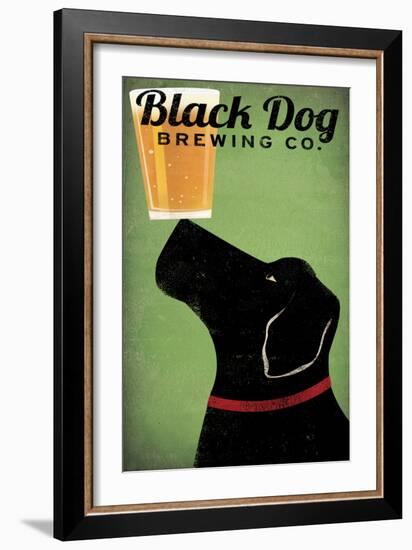 Black Dog Brewing Co on Green-Ryan Fowler-Framed Art Print