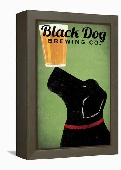 Black Dog Brewing Co on Green-Ryan Fowler-Framed Stretched Canvas