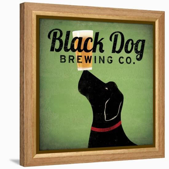 Black Dog Brewing Co on Green-Ryan Fowler-Framed Stretched Canvas