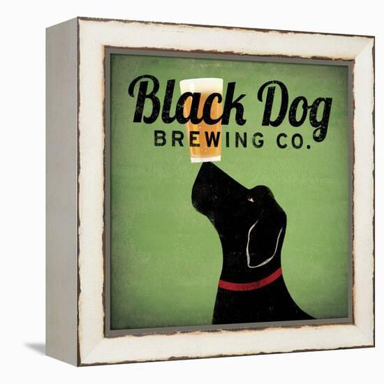 Black Dog Brewing Co on Green-Ryan Fowler-Framed Stretched Canvas