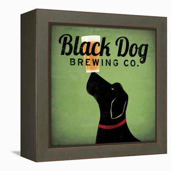 Black Dog Brewing Co on Green-Ryan Fowler-Framed Stretched Canvas