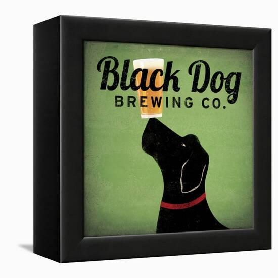 Black Dog Brewing Co on Green-Ryan Fowler-Framed Stretched Canvas