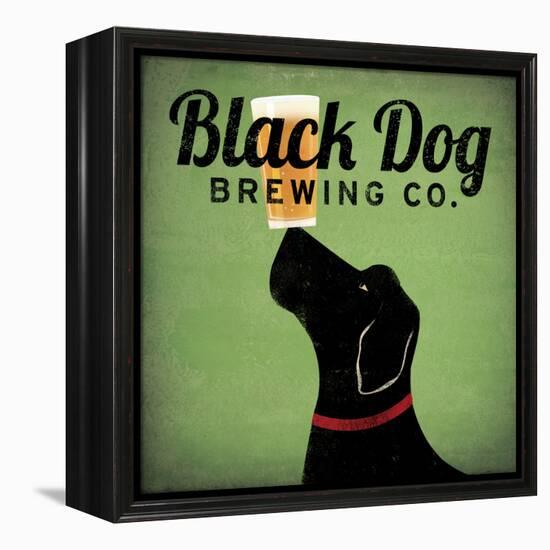 Black Dog Brewing Co on Green-Ryan Fowler-Framed Stretched Canvas