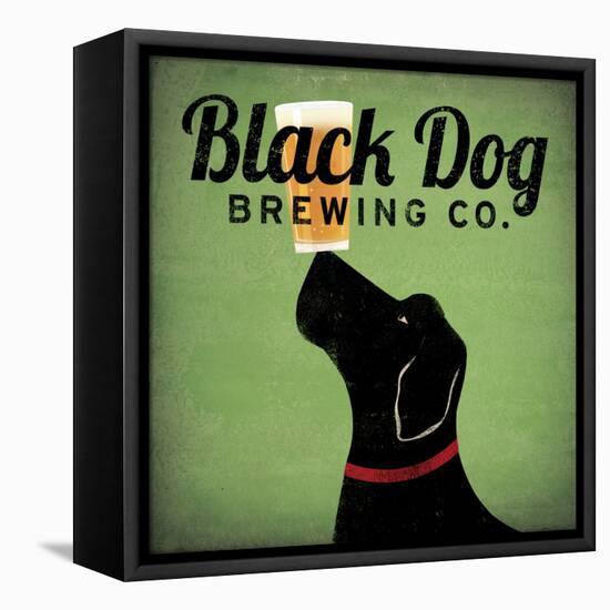 Black Dog Brewing Co on Green-Ryan Fowler-Framed Stretched Canvas