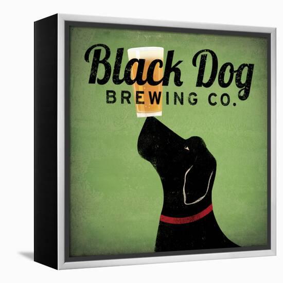 Black Dog Brewing Co on Green-Ryan Fowler-Framed Stretched Canvas