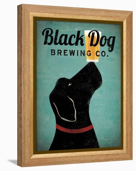 Black Dog Brewing Co v2-Ryan Fowler-Framed Stretched Canvas