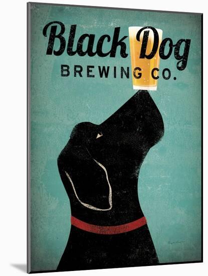 Black Dog Brewing Co v2-Ryan Fowler-Mounted Art Print