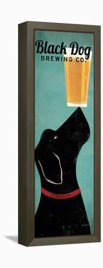 Black Dog Brewing Co.-Ryan Fowler-Framed Stretched Canvas